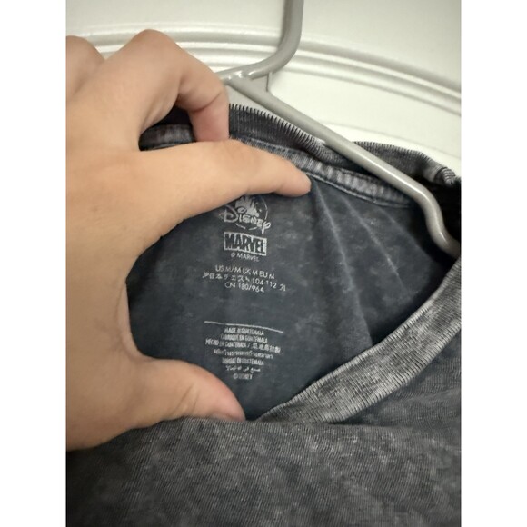 Disney Marvel Spider-Man Friendly Neighborhood Cotton Graphic Tee Gray Men's M - Picture 2 of 3